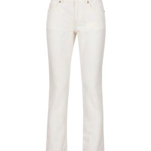 Cabi 100% boyfriend jeans. Cream denim size 15